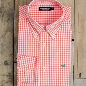 Men’s Southern Marsh Nashville gingham dress shirt